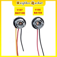 1157 Bulb Socket Lamp Holder 1156 Socket P21/5W Adapter Base LED Bulbs Socket Holder