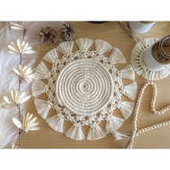 Macrame coaster Vase coaster / Table coaster aesthetic tablecloth /boho