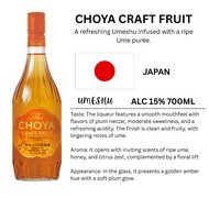 The Choya Craft Fruit 梅酒 700ML
