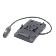 XLR 4Pin to V-Mount Battery Plate for Sony F55/F5, for Canon C500mkII