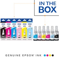 Epson 673 lnk Bottle Original T6731 T673 Ink Epson L850 L1800 L805 L810 InkTank Printer