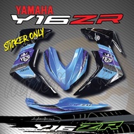 STRIPE MOTOR Y16 Y16ZR V1 V2 ABS 155 BUTTERFLY 2024 (48) CUSTOM BODY STICKER ( READY STOCK )
