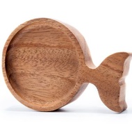 Islandoffer島嶼製作 相思木日式木魚形醬料木碟(一件)