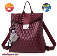 MsQueen.id Tas Wanita Terbaru((GRATIS GANTUNGAN)) Backpack Fashion/New Arrival/Tas Ransel Wanita/Tas