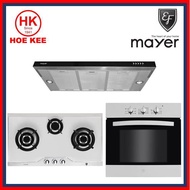 EF EFH 3971 TNVSB Stainless Steel Hob + Mayer Slimline Hood MMSI900HS + EF Built-In Oven BO-AE62-A