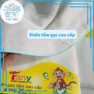 Fany premium gauze bath towel, genuine zip bag, 4 layers, 6 layers, non-ruffled Vietnamese product, 