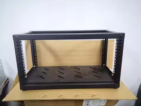 Desktop Open‑Frame Network Rack Stand 19‑Inch 5U 6U 8U 10U Simple Open Cabinet For Home Network Devi