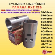 Yamaha RXZ RXZ135 (68mm/69mm/72mm/74mm) Cylinder Block Sleeve Engine Liner Cylinder Liner Sleeve Tuk