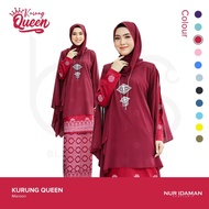 [Baju Kurung Moden MAROON] KURUNG QUEEN + CAPE