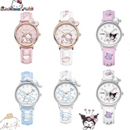 New Sanrio Kuromi Quartz Watch Cartoon Cinnamoroll Kitty Waterproof Watch