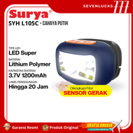 SENTER KEPALA SURYA 10 WATT / SURYA SYH 105C / L105C / L-105C / LUBY L2882 / 2882 / RECHARGEABLE