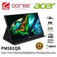 ACER 15.6" PM161QB 4MS / PM161QT (TOUCH SCREEN) 6MS FLAT FHD (1920x1080@60Hz) LCD PROTABLE MONITOR (