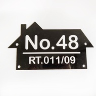 Acrylic House Number 30x17cm