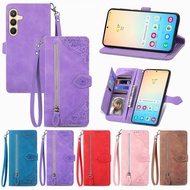 For Samsung A15 4G A25 M14 M55 C55 F55 5G S24 Plus Ultra Galaxy A35 A55 M15 Phone Case Wallet Flip C