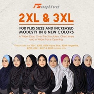 RAQTIVE Sport hijab ORIGINAL tudung sukan muslimah plus size XXL XXXL