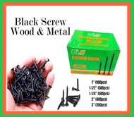 ULA BLACK SCREW/ GYPSUM SCREW for Metal & Wood per BOX 250-1000pcs