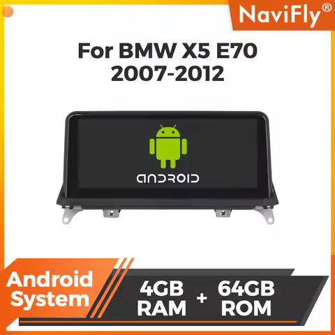 Navifly Qualcomm Snapdragon 8953 8-core Car Radio Multimedia Player For BMW X5 E70 X6 E71 E72 CCC CI