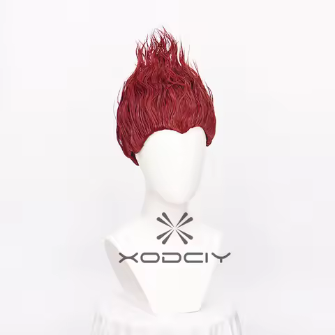 Anime Hunter Hunter Hisoka Morow Cosplay Wig Short Orange Synthetic Hair Comic Con Role Play Cosplay