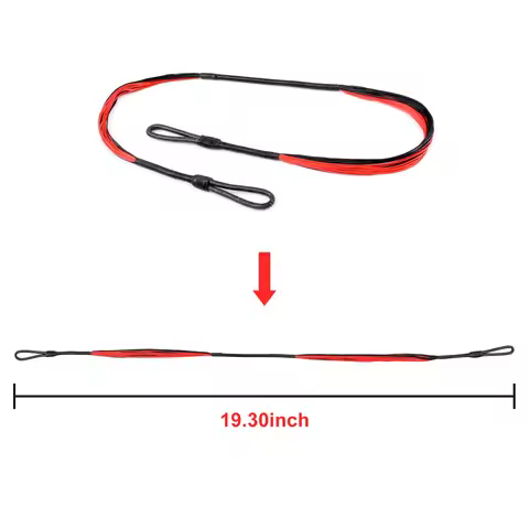 495MM Archery Crossbow String Red for Crossbow Bow Strings Archery Bow Outdoor Sports Shooting