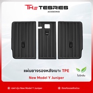 Tesla แผ่นยางรองหลังเบาะ TPE ไร้กลิ่น สำหรับ Model Y(ปี19-24)/New Model Y Juniper ทนต่อรอยขีดข่วนและ