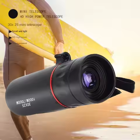 For Outdoor Camping Hiking Optics Waterproof 8X Scope Mini Telescope Monocular Telescope High Magnif