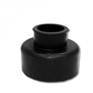 Toilet wc black rubber cone for low level cistern