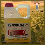 4L HC AMINE 69.5% KENSO Racun Rumput Padi (2,4-D dimethylamine) Karpet (Hextar/Ken/CH/HC 600/480/720