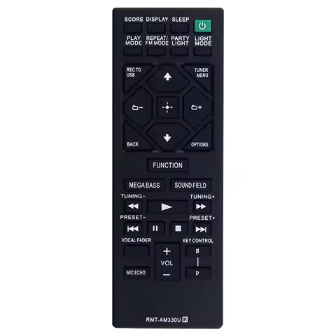 Compatible with Sony Audio MHC-V50 MHC-M20 MHC-V21 MHC-V77W MHC-V71 Remote Control RMT-AM330U spare 