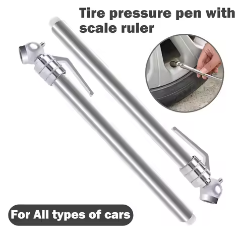 stainless steel pen car tire pressure gauge car pressure gauge general pressure gauge car tire press