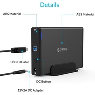 Orico Hard Disk Case/ Casing HDD Enclosure 3.5" Sata USB 3.0