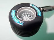 米其林 Michelin F1 BBS 輪胎 輪框 鑰匙圈