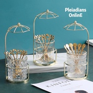 HOMIEE Spoon Fork Coffee Tea Gold Cawan Cup Dapur Garpu Sudu Kecil Kopi Emas Dessert Cake Ice Cream