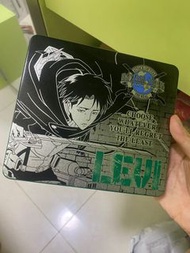 日版 進擊的巨人 2016 環球影城 Universal Studio 鐵盒 糖果盒 葡萄味