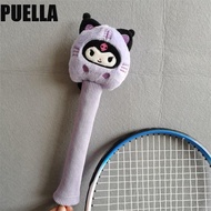 PUELLA Badminton Racket Handle Cover, Non Slip Kt Cat Cartoon Badminton Racket Protector, Cinnamoroll Drawstring Elastic Badminton Racket Grip Cover Tenis