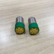 META LED LAMP 24VDC GREEN COLOR L.BA9S-L24