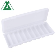 FORBETTER Battery Holder White Durable Organizer Container 10X18650 Storage Box