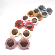 儿童太阳花墨镜马卡龙系列小雏菊太阳镜小童造型摆拍配饰太阳Children's sunflower sunglasses Macaroon series small daisy20251218