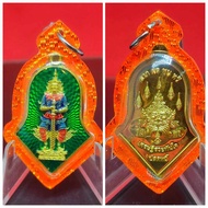 非常精美龙牙护法鬼王夜叉他冥素運拉虎天神佛牌,有擋險、鎮宅、保平安和改善家居不利風水的作用,已包好精美防水壳Nur LongYa Phra Taowesuwan Lang Phra RahuAmule