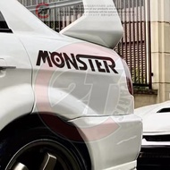 Monster - Monster Decal Sticker - Car Body Sticker - Extra Glass - TE00157