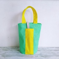 蒂芬妮蛋黃 環保通用帆布袋 冰霸杯袋 飲料提袋 水壺袋 小物袋