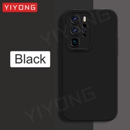 For P40 Pro Case YIYONG Square Liquid Silicone Soft Cover For Huawei P40 Pro Plus P30 P 40 30 P30Pro