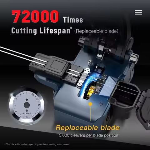 JILONG Fiber Optic Fusion Splicer KL-33F High Precision One-Step Fiber Cutters With Three Fiber Hold