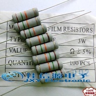 Carbon Film Resistor 3W 5% Precision 1.2,000 Euro 1.2K One Resistance Value 100 Pieces 13 Yuan