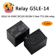 [Ready Stock Supply] Relay G5LE-14-5VDC 12VDC 24VDC 5 Pins T73 10A DC5V DC12V DC24V Relay