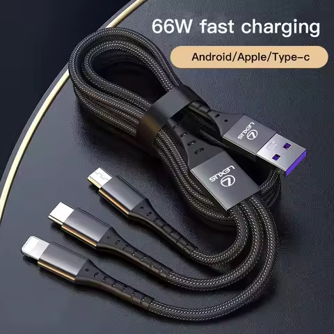 Car Interior Charging Data Cable Scalable 3 In 1 Phone Charger For Lexus IS250 IS200 CT200h GS300 LS