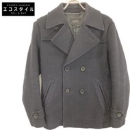 Burberry Black Label D1F70-213-28 海軍藍羊毛大衣，M碼