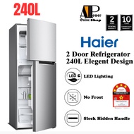 Haier Fridge 240L HRF-238H - No Frost, LED Lighting, Handless Design