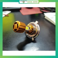 LED BULB H4 GOLD 6000K LED 18W Hi/Lo COB 3 2000LM LED HEAD BULB H4 3 KAKI SUPER BRIGHT WHITE