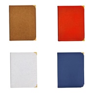 [lzdjlmy2ua] Menu Cover Menus Folder 8 Views Transparent Refillable Stylish Menu Book 9.6 x12.6 inch