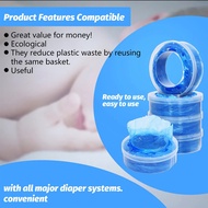 Angelcare Diaper Pail Universal Garbage Bag Baby Diaper Filled Garbage Bag Antibacterial Deodorant Garbage Bag